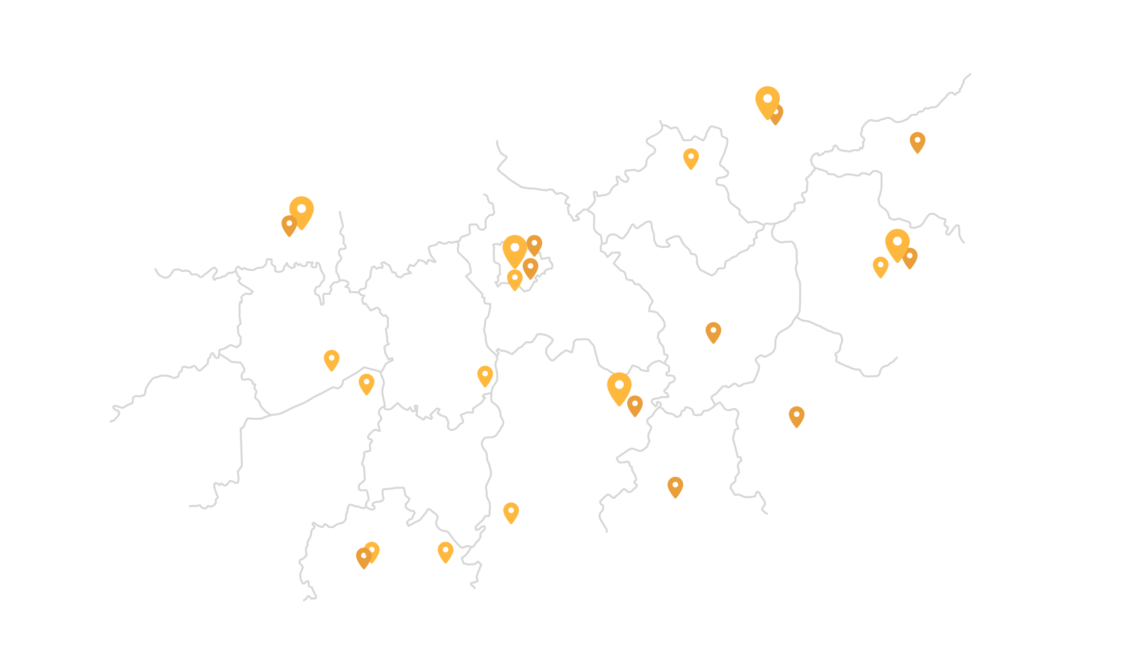 Map of Hungary